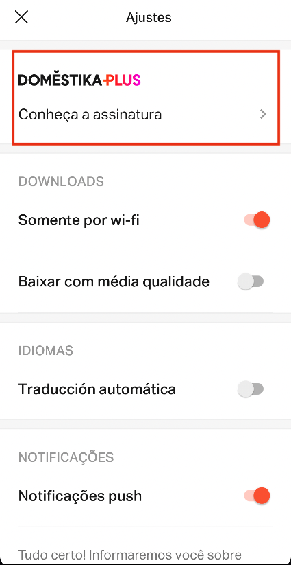 PT App Android Discover Plus Settings.png