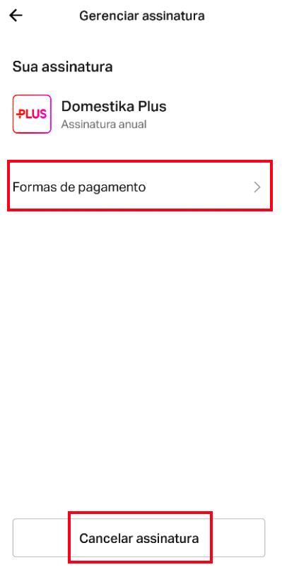 Como faço para cancelar uma assinatura do Reimagine?