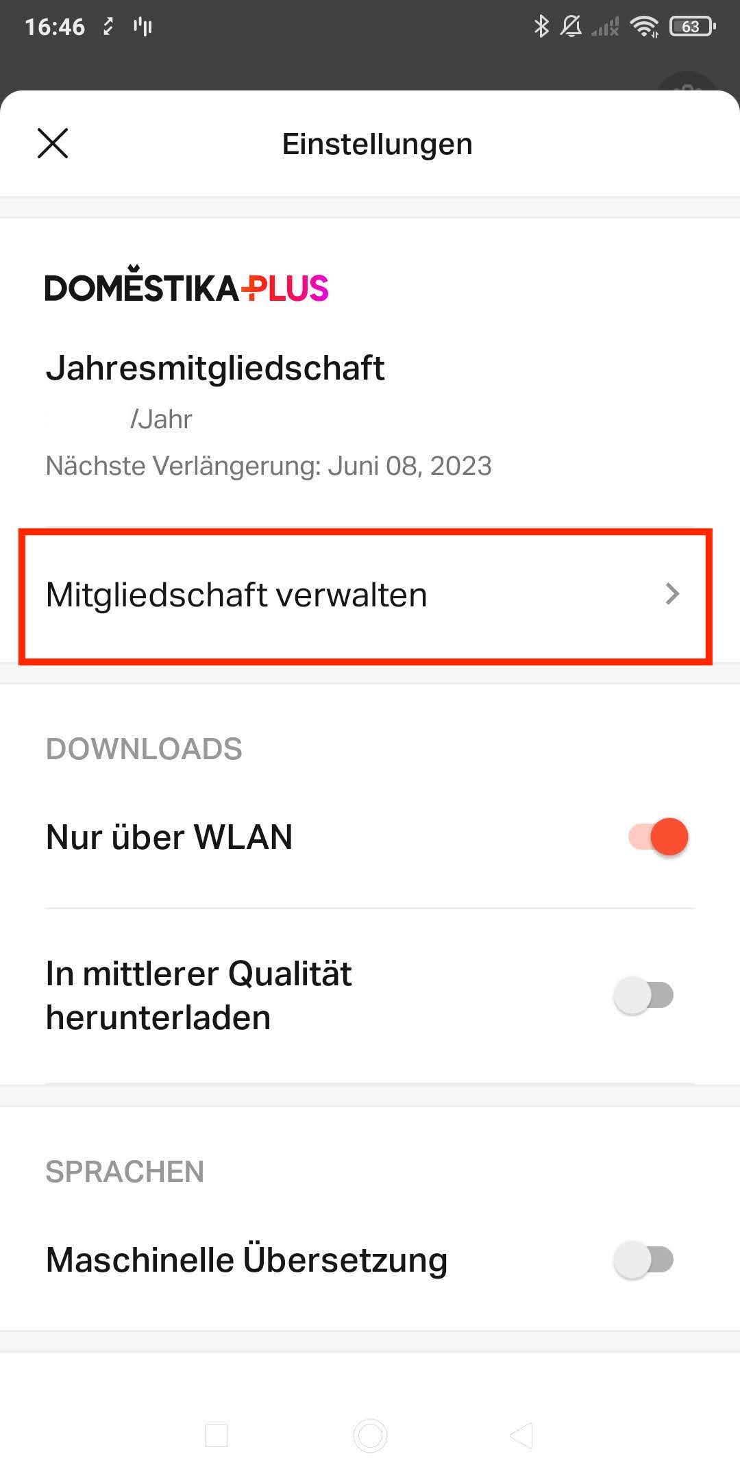 DE manage subscription Plus in app.jpg